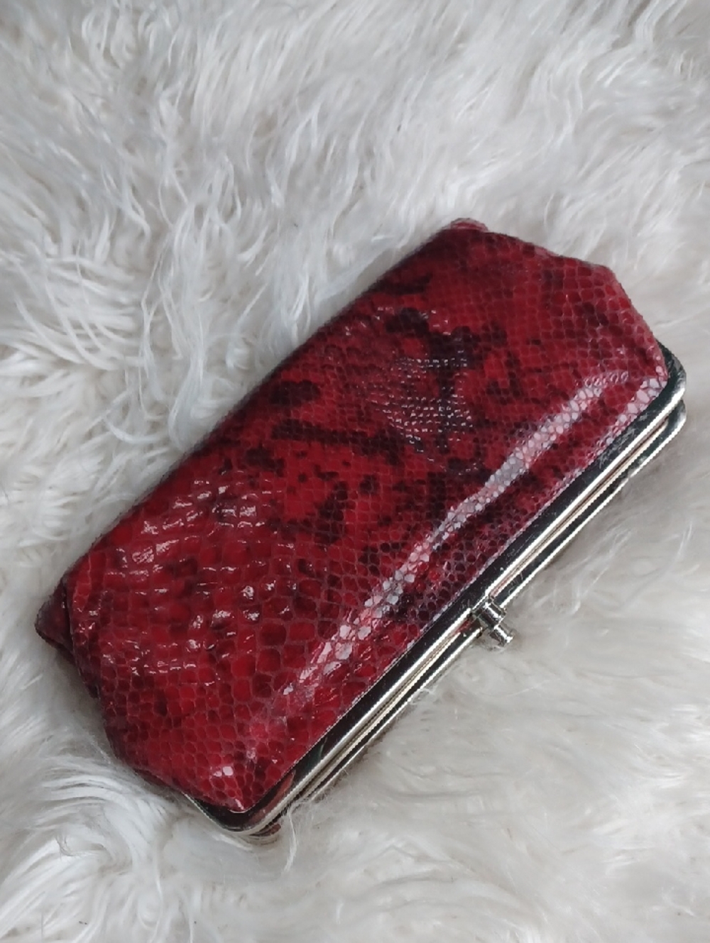 Hobo Snake Leather Wallet